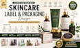 design cosmetic label, skincare packaging, product label