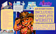 build a custom website with free one year hosting, domain, ssl and server setup