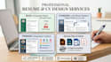 create modern infographic resume design and professional CV