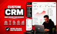 build a custom CRM, customer portal and business management software