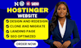 design a professional hostinger wordpress website bluehost for your business