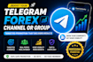 run telegram ads for forex channel, telegram group, forex promotion, subscribers