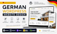 do german wordpress website using gutenberg spectra, bricks builder and seedprod