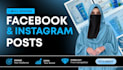 design facebook and instagram creative add using canva