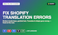 fix shopify translation and locale errors on your theme