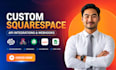 build custom api integrations and webhooks for squarespace website