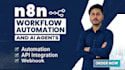 build n8n automation workflow with API, webhook and CRM integration