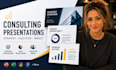 design consulting presentation, strategy deck, executive business powerpoint