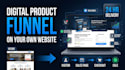 build digital product funnel in 24 hours product landing page course sale funnel