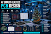 design ai smart glasses pcb, embedded firmware, ble and iot hardware