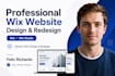 create modern wix website design or wix redesign, wix studio for wix website