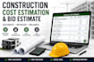 prepare construction cost estimation and detailed boq