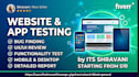 do professional website testing and mobile app testing