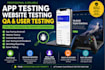 do app testing website testing android app rating user testing QA game testing