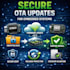 implement secure ota updates and embedded device security