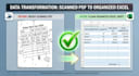 convert PDF to excel or bank statement to excel with 100 accuracy
