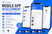 develop a flutter android and ios app