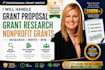 write a professional grant proposal for nonprofit grants and funding