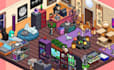 pixel isometric game art retro pixel art 2d game asset sprite sheet environment