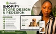 build shopify website design or redesign shopify store droshipping store
