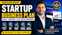 write investor ready saas, fintech, ai starter business plan pitch deck model