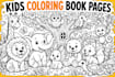 create kids coloring book pages for amazon KDP and print