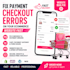 fix payment checkout errors on your ecommerce website fast website bug fix cart
