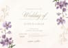design a beautiful wedding invitation card