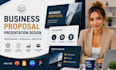 do business proposal presentation, company proposal, powerpoint design