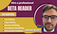 beta read your romance novel with honest reader feedback