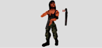 create psx character modeling, lowpoly character, ps1 style, ps2 style, retro 3d