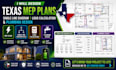 create texas mep plans, single line diagram load calculation and plumbing design