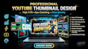 design eye catching you tube thumbnail that boost CTR