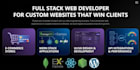 be your expert full stack web developer for custom websites