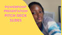 create a modern startup pitch deck presentation