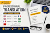 provide fast translation in any language