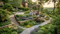 do landscape site plan backyard plan garden layout plot plan custom illustration