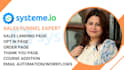 create systemeio funnel landing pages systemeio website