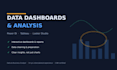 do data analysis and build power bi tableau dashboards