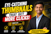 design eye catching youtube thumbnails for higher CTR