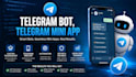 build telegram mini app telegram bot api intergration using python