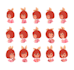 cute children book character expression sheet