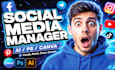 be your crypto social media manager design posts, ads, flyer, banner