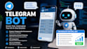 develop custom telegram bot with automation system and full API integration