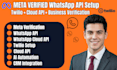 verify meta business account whatsapp API twilio whatsapp cloud API setup