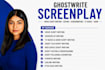 write movie script writing, screenplay, screenwriting, film script scriptwriting
