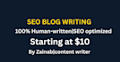 write SEO optimized blog posts and articles