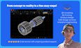 design fusion 360 cad models for mechanical parts, assemblies, and 3d printing