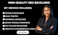 build high authority white hat SEO backlinks for google rankings