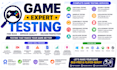 do game testing, beta testing, bug testing and gameplay feedback